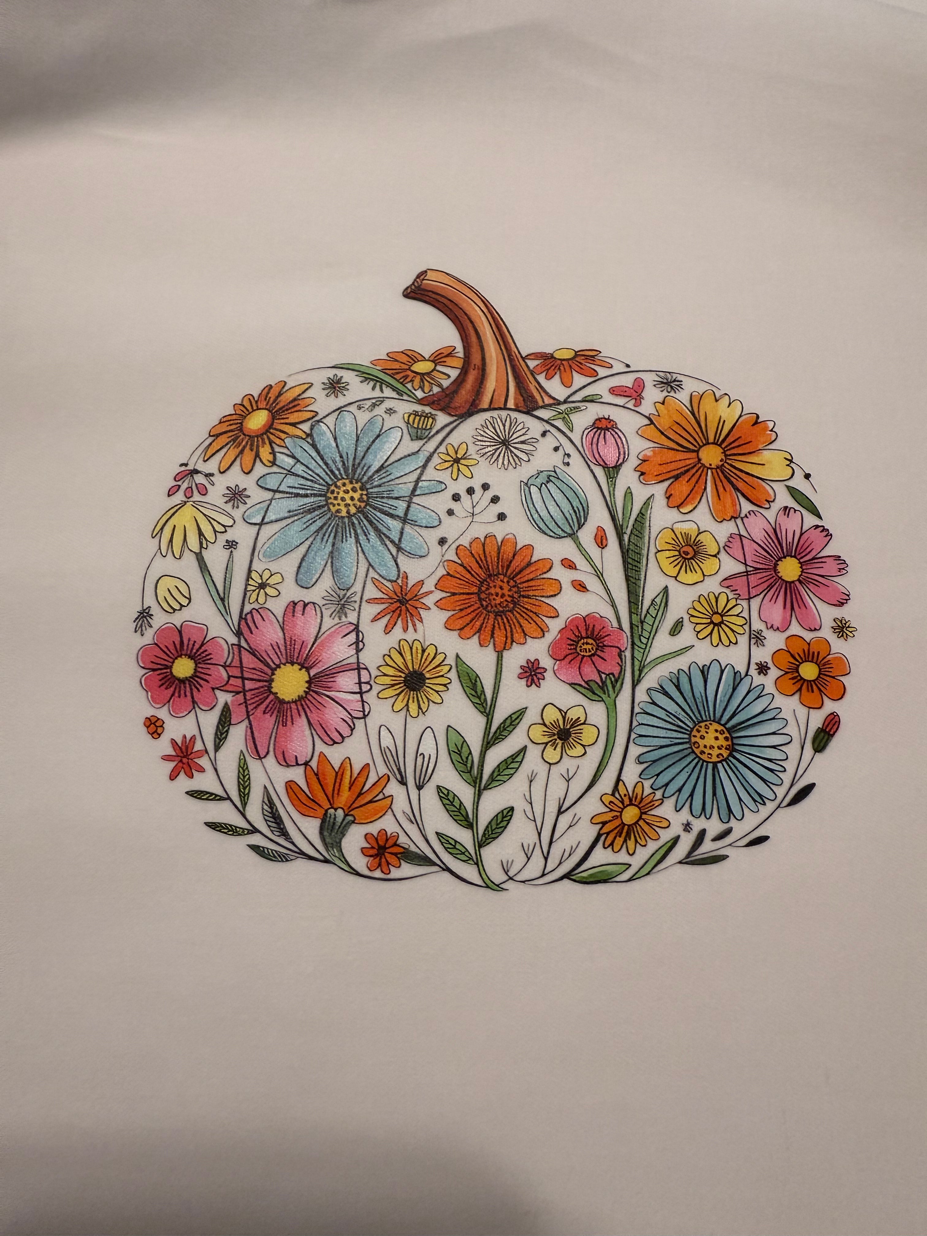 Floral Pumpkin