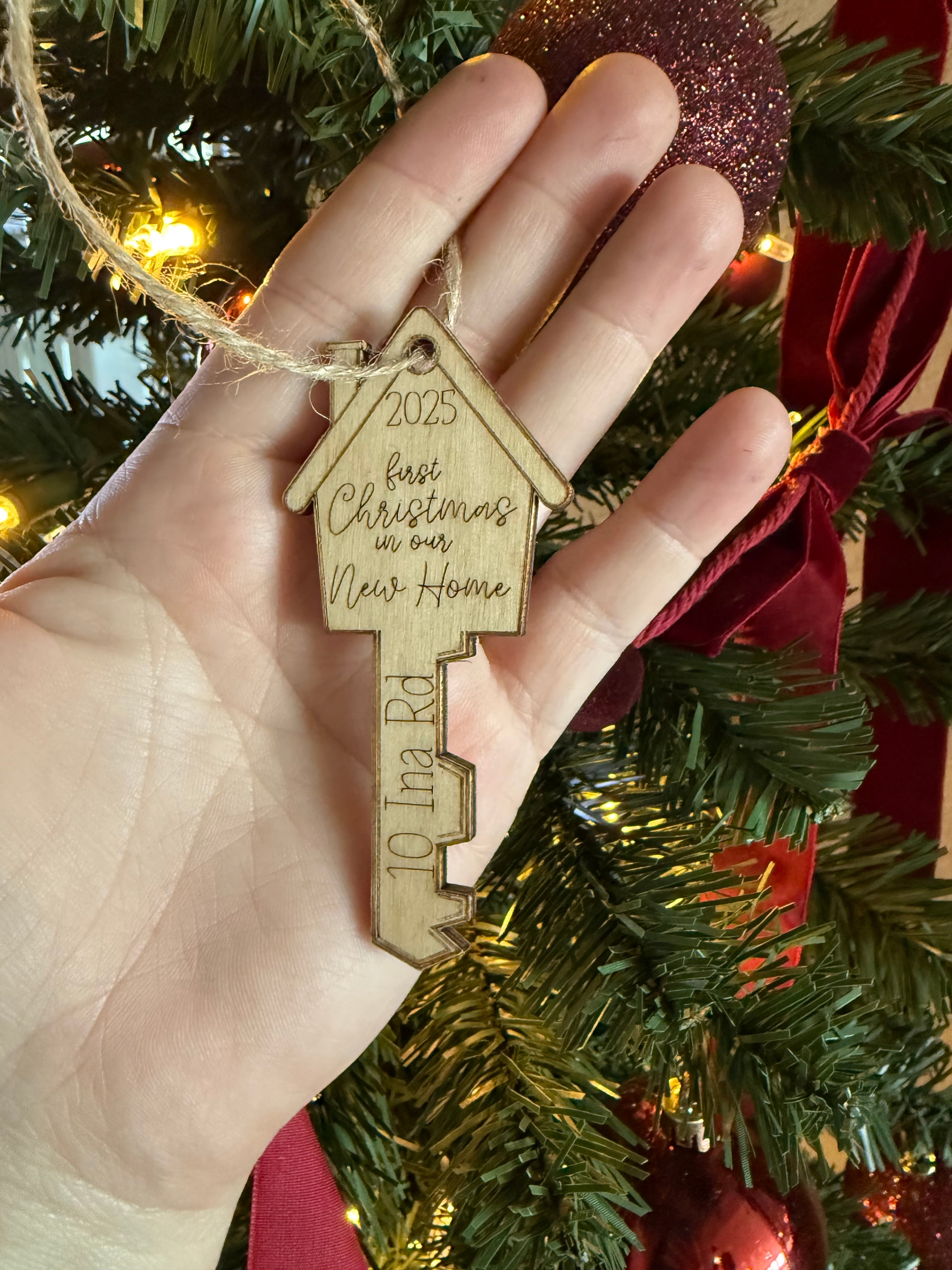 First Christmas in Our Home Key Ornament