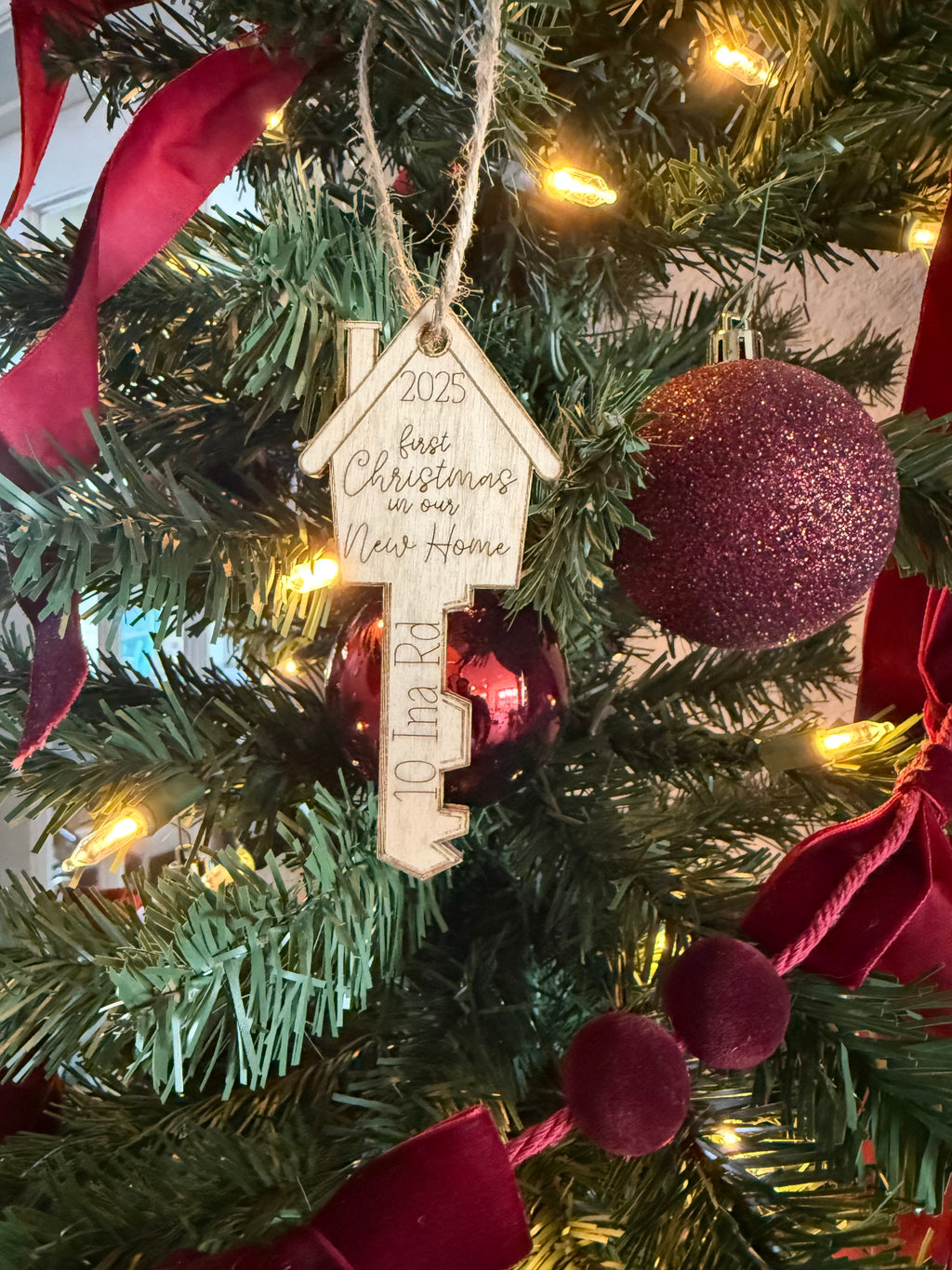 First Christmas in Our Home Key Ornament