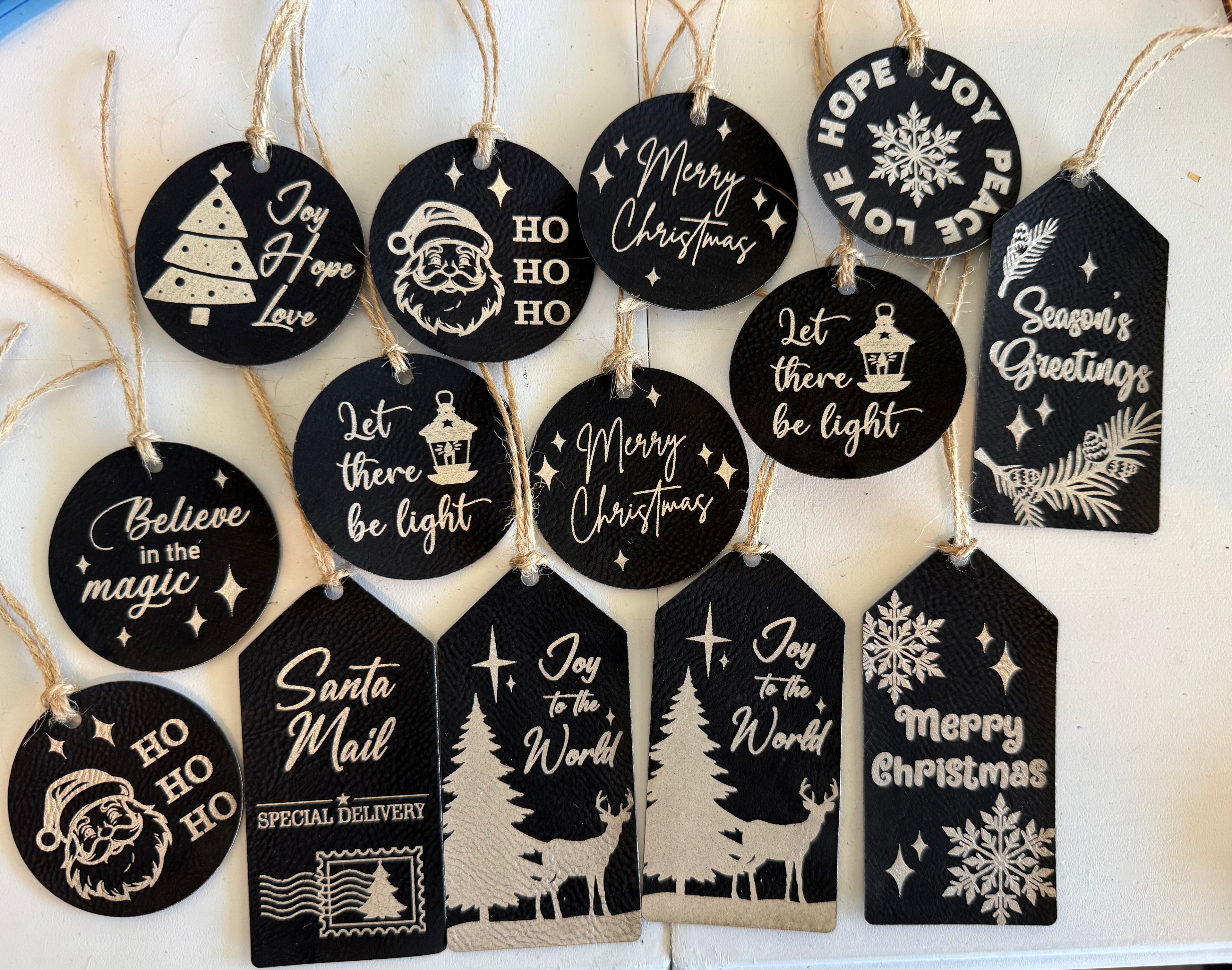 Bundle Leather Gift Tags (15 for $25!)
