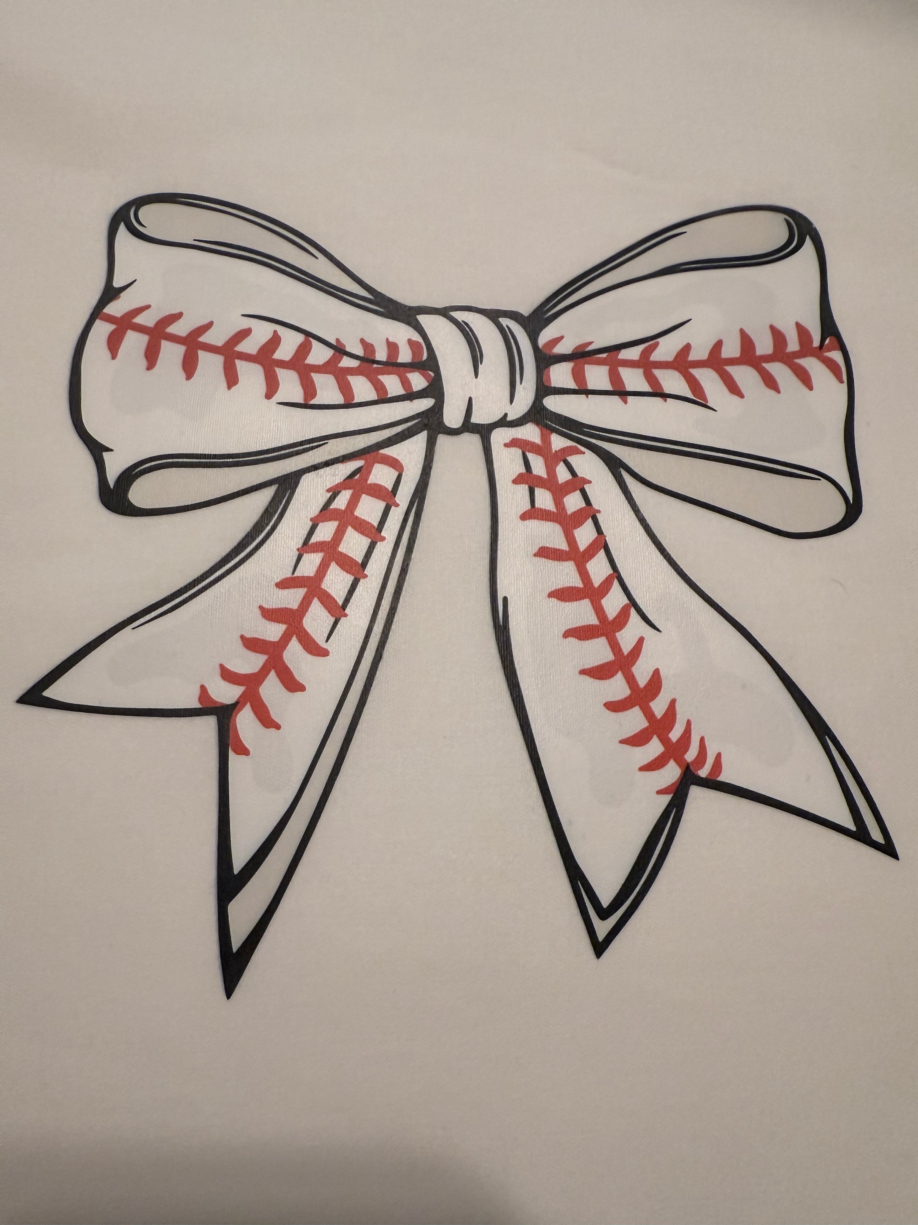 Coquette Bow Baseball