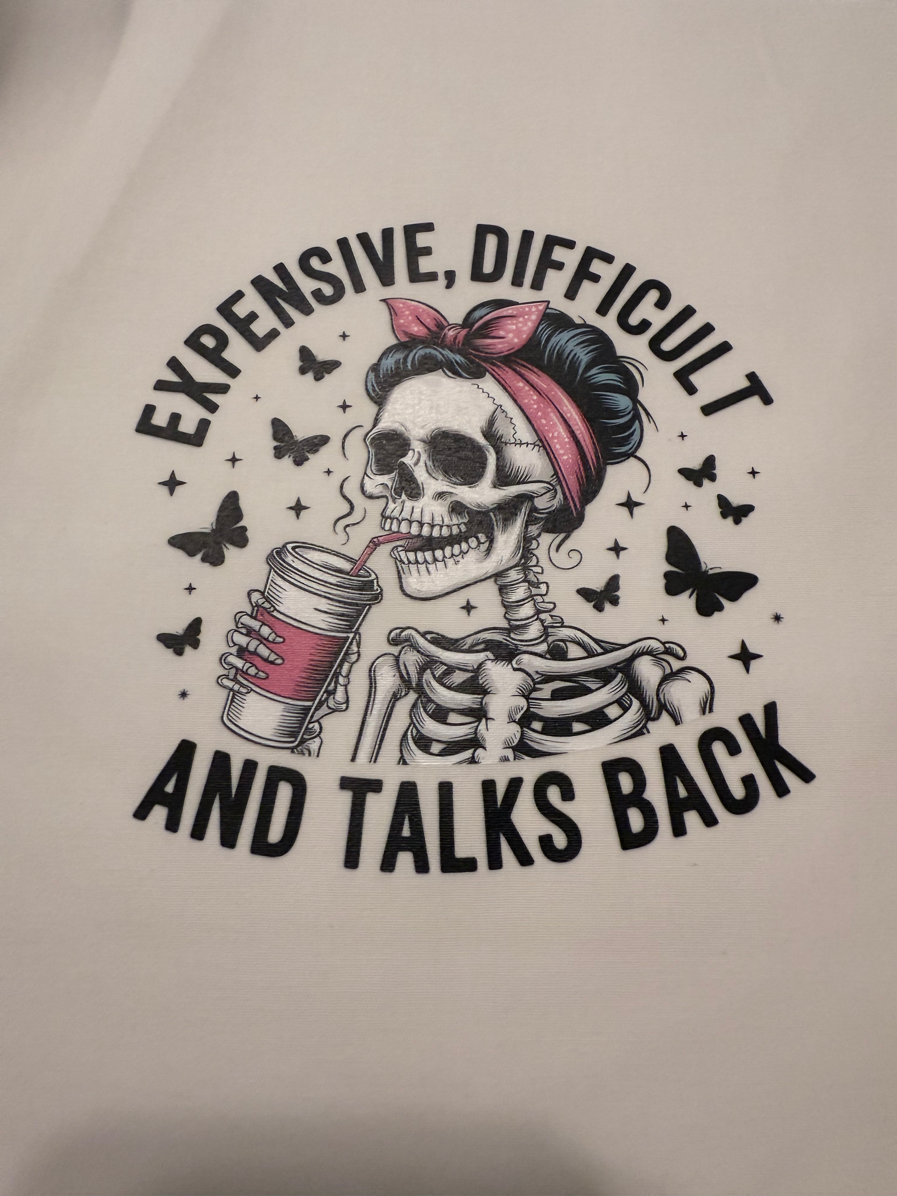 Expensive, Difficult, and Talks Back Skeleton